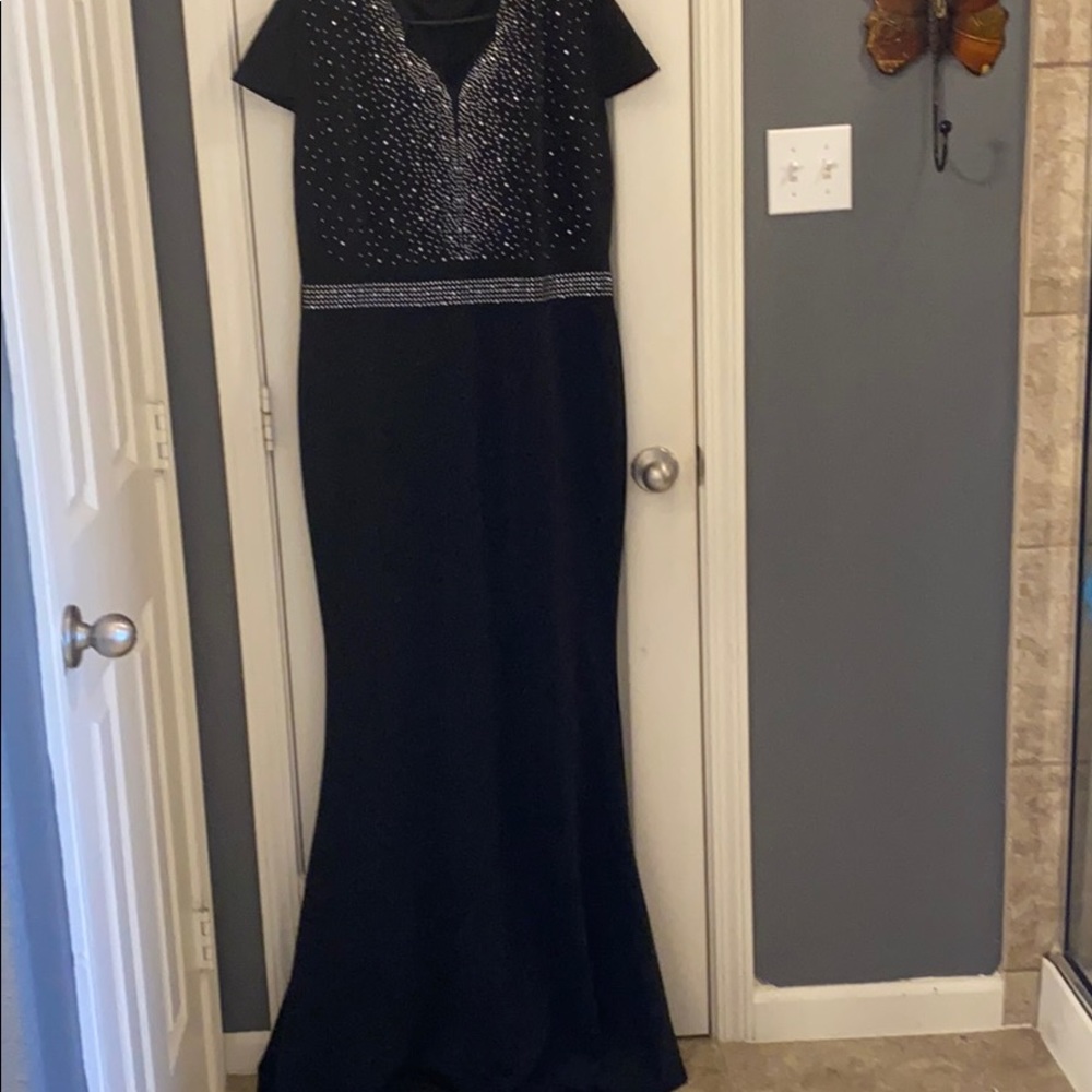 Formal dress with diamonds, size 16